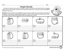 Simple Circuits Lesson Plans The Mailbox Simple Circuit Science Worksheets Worksheets