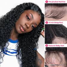 Headband wig curly human hair wigs for black women none lace front water wave wigs machine made wigs natural color 150% density 14 16 inch. Full Lace Human Hair Wigs Lace Front Wig 24 Inch In Stock Kinky Curly For Black Women African American Wigs From Meets01 22 12 Dhgate Com