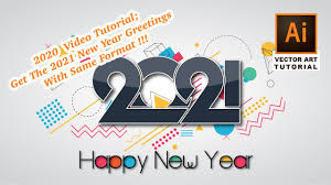 You will also finds out ton of wallpapers, new year wishes, quotes and greetings. Happy New Year 2021 Greetings Design Illustrator Tutorial Youtube