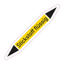 Mit flüssigem stickstoff kann man ne menge lustiger experimente durchführen, und eine menge unsinn anstellen. Aufkleber Rohrkennzeichnung Rohrleitungskennzeichnung Stickstoff Flussig