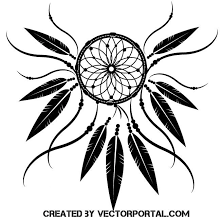 Black And White Vector Art Free Dreamcatcher Vector Clip Art Clip Art Dream Catcher Free Clip Art