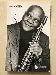 Autograph SIDNEY BECHET (†1959)-Jazz Saxophonist-Composer USA-signed-New  Orleans