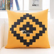 Check spelling or type a new query. Decorative Throw Pillows Yellow Black Cream Linen Pillow Core Not Included