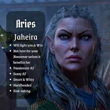 What zodiac signs would BG3 companions be?