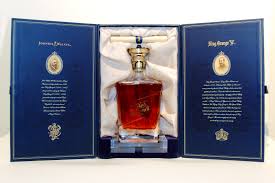A Bottle Of Johnnie Walker Blue Label King George V Edition In Its Elaborate Packaging Johnnie Walker Blue Johnnie Walker Johnnie Walker Whisky