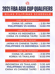 2021 fiba asia cup qualifyer, tall blacks v boomers. Schedule Gilas Pilipinas At Fiba Asia Cup Qualifiers