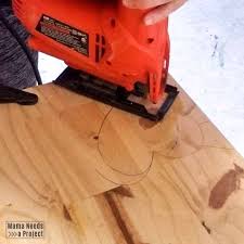 How to cut wood with the cricut maker. How To Cut Shapes With A Jigsaw Mama Needs A Project