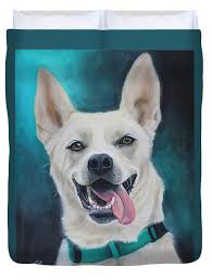 Happy Dog Metal Print by Wendi Tooth