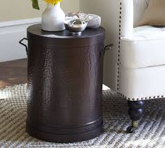The Rawson Metal Drum Accent Table Drum Side Table Metal Drum Metal Side Table