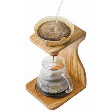 Hario Co Ltd Product List Coffee Dripper Stand Olive Wood Coffee Stands