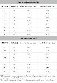 size chart shoesprit