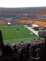 First national bank stadium or simply fnb stadium, also known as soccer city and the calabash, is a football and rugby union stadium apartheid museum is situated 2½ km east of fnb stadium. Fnb Stadium Wikipedia