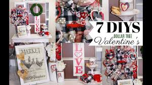 7 Diy Dollar Tree Valentines Farmhouse Chic Decor Crafts Deco Mesh W Valentine Decorations Dollar Tree Diy Crafts Valentine S Day Diy