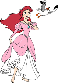 And &quot;part of your world.&quot;. Download Ariel And Scuttle The Seagull Mermaid Coloring Pages The Walt Disney Company Png Image With No Background Pngkey Com