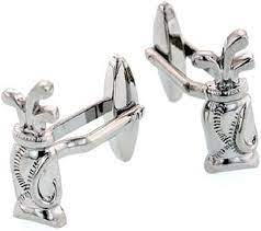 Golf Bag Cuff Links