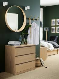 Malm 3 Drawer Chest White Stained Oak Veneer 31 1 2x30 3 4 Ikea Stockholm Mirror Ikea Malm Bed Frame