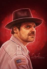 Jim Hopper by cmloweart