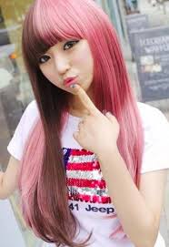 Split Hair In Brown Pink Hair Colors Newhairdontcare Haircolor Hairdye Brown And Pink Hair Half Dyed Hair Split Hair