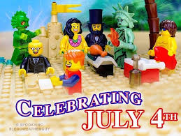 David Birdwell On Instagram Happy 4thofjuly From Legoweatherguy Moc Lego Beach Summer Party Creature Liberty Lincol Lego Worlds Lego 4th Of July