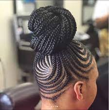 2019 Beautiful Ebony Ladies Braided Hairstyles Natural Hair Styles Braided Hairstyles Braided Cornrow Hairstyles