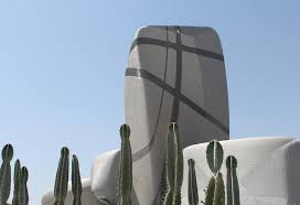 Sure, arabian deserts are very dry, but so do american deserts. King Abdulaziz Center For World Culture Dhahran Uae Tube Facade Seele