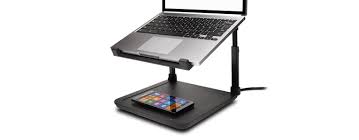Elloven monitor stand with drawer, white placing a monitor at the right height relieves strain on your back and shoulders. Ergonomic Laptop Riser Monitor Laptop Stand Kensington
