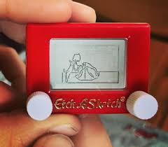 Mini Etch A Sketch Blowing My Mind Drawing Is Of A Kid Hiding Under A Blanket In Bed Wow Etch A Sketch Mini Kids