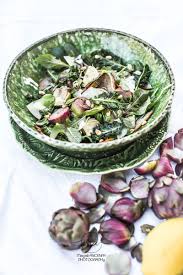 Salade D Artichauts Poivrades Quatre Saisons Au Jardin Recette Salade Artichaut Artichaut Poivrade