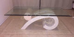 Ronald schmitt fossil stone top coffee table, germany, 1970s rare version with a 350 million year old top. Coffee Table In Fossil Stone And Glass Art Prestige Luxury Furniture