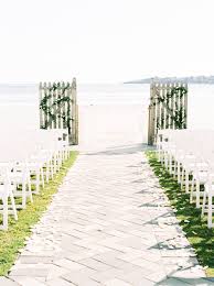 Newport Beach House Ceremony Gates For Tropical Greenery Decor Wedding Newport Beach Newport Beach House Newport Beach Wedding Venues