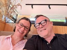 Out to celebrate with Jillian Merkel for our 6 th wedding anniversary .