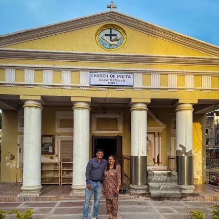 Akbar's church- Akbar learnt about Christianity and gave land to Jesuit fathers to build a church in Agra. This was the first Roman Catholic Church in the Mughal Empire. After Akbar it