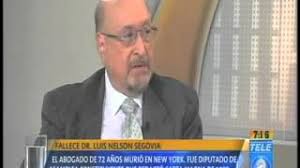 Fallece Dr Luis Nelson Segovia