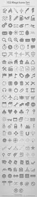 Monochrome web icon sets free and scalable. 152 Mega Icons Set Icon Set Icon Glyph Icon