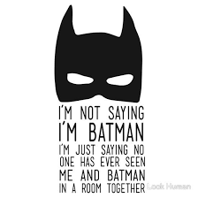 Oh, it's like that is it? I M Not Saying I M Batman Batman Quotes Batman Im Batman