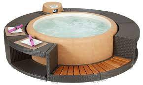 The hot tub solarium is an enclosure design that allows you to take in your surroundings while being protected from the elements. Softub Surrounds And Steps The Hot Tub And Swim Spa Company