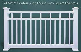 Our easy to install railing kits come with everything you need: Fairway Vinyl Mission Inspired Vinyl Railing At Deck Builder Outlet Online Store