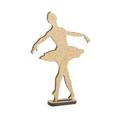 Planse de colorat cu personaje din desene. Set 5 Miniaturi Mdf Balerine