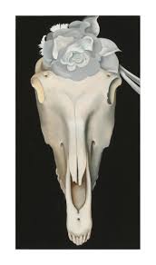 She was known for her paintings of enlarged flowers, new york skyscrapers, and new mexico landscapes. Horses Skull With White Rose 1931 By Georgia O Keeffe Paper And Canvas Print Georgia O Keeffe Museum Custom Prints Store