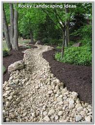 Improvised Your Landscaping With These Ideas Landscaping Lovers River Rock Landscaping Landscape Drainage Landscaping With Rocks