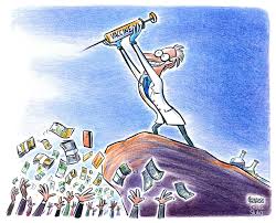 Vaccinations, cartoon and using phone while driving. Dick Polman Who S Jonesing To Inject President Trump S Miracle Vaccine