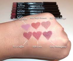 карандаш для губ Nyx Professional Makeup Slim Lip Pencil Nyx Lip Liner Swatches Nyx Slim Lip Pencils In Pale Lipcolors Nyx Lip Liner Swatches Nyx Lip Liner Nyx Slim Lip Pencil