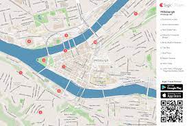 Map Of Downtown Pittsburgh Pittsburgh Printable Tourist Map | Sygic Travel
