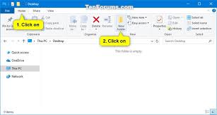In this tutorial, i show you how to use file explorer in microsoft windows 10 os. Create New Folder In Windows 10 Tutorials