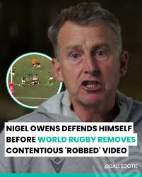 This is a horrible look for the governing body,' wrote one Australian rugby  reporter, 'regardless of what you think of the moment itself' 😤 In  fairness, Nigel Owens tried his best to