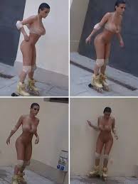 Bianca Censori controversy: she shocked with an almost nude roller-skating  photoshoot