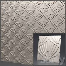 3d Models Other Decorative Objects Gypsum 3d Panel In 2020 3d Panels Jaali Design Decorative Objects