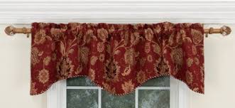 Renaissance Home Fashion Melbourne Chenille Scalloped Valance With Cording Burgundy 52 Inch By 17 Inch By Stylemaster Http Valance House Styles Room Colors