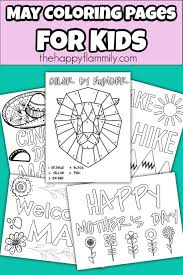 This collection includes mandalas, florals, and more. Free May Printable Coloring Pages