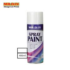 Spray paint is my favorite way to stretch my decorating budget, and over the years i've used it on just about everything (like it's getting ridiculous). Mr Diy Spray Paint White 400ml Shopee Malaysia